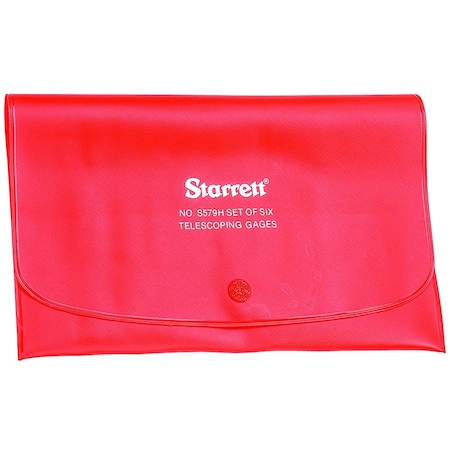 Starrett Plastic Case Telescoping Gage Set, 6 pcs. S579HZZ